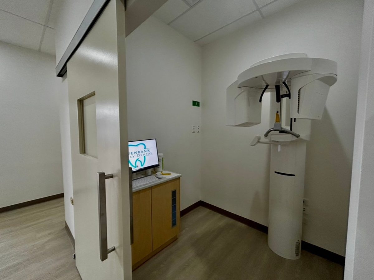 The dental imaging room at Greenbank Family Dental's new clinic